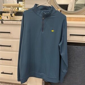 Men’s Peter Millar Masters Quarter Zip Pullover Size XL